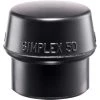 Simplex 100 Replacement Face Insert, Black Rubber by Halder -GARDEN TOOLS Shop halder mallets 3202 100 64 1000