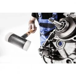 Supercraft 20 Dead Blow 0.54 lbs. Nylon Hammer with 11.81 in. Hickory Handle by Halder -GARDEN TOOLS Shop halder mallets 3366 020 c3 1000