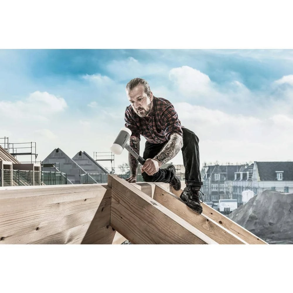 Supercraft 30 Dead Blow 1.29 lbs. Nylon Hammer with 11.61 Metal Handle Rubber Grip by Halder 4 Supercraft 30 Dead Blow 1.29 lbs. Nylon Hammer with 11.61 Metal Handle Rubber Grip by Halder - Image 2