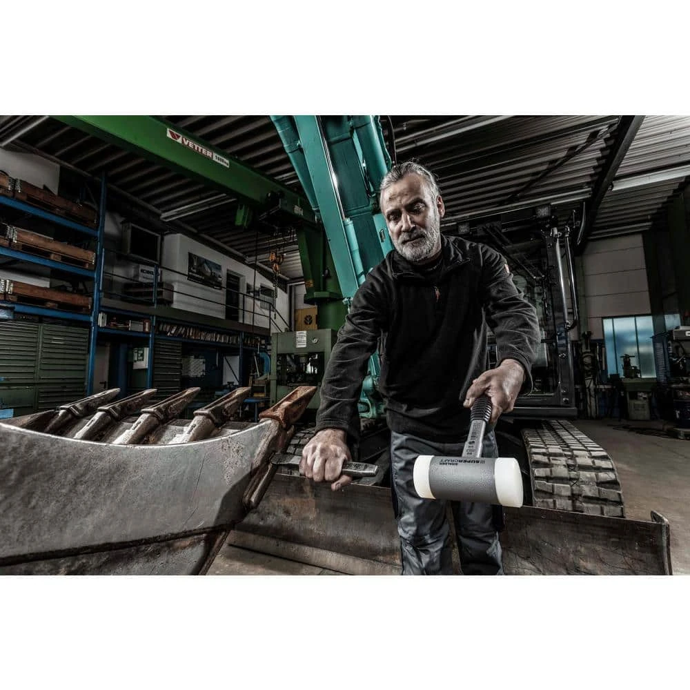 Supercraft 50 Dead Blow 2.54 lbs. Nylon Hammer with 12.4 Metal Handle Rubber Grip by Halder 10 Supercraft 50 Dead Blow 2.54 lbs. Nylon Hammer with 12.4 Metal Handle Rubber Grip by Halder - Image 8