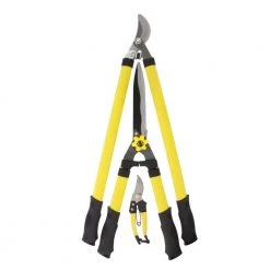 Pruner Set with Bypass Lopper, Hedge Shears and Bypass Pruner (3-Piece) by HB Smith