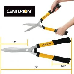 8 in. Precision Steel Blades Hedge Shears with Non-Slip Grips by CENTURION -GARDEN TOOLS Shop hedge shears 511 4f 1000