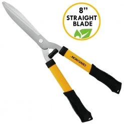 8 in. Precision Steel Blades Hedge Shears with Non-Slip Grips by CENTURION -GARDEN TOOLS Shop hedge shears 511 c3 1000