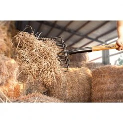 47 in. Wood Handle 10-Tines Welded Bedding Garden Fork by Husky 11 47 in. Wood Handle 10-Tines Welded Bedding Garden Fork by Husky -GARDEN TOOLS Shop husky garden forks 77144 950 44 1000