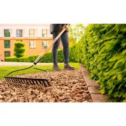 57 in. Wood Handle 16-Tine Bow Rake by Husky -GARDEN TOOLS Shop husky landscaping rakes 77105 942 44 1000