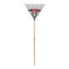 54 in. L Wood Handle 22 Tines Steel Leaf Rake with Grip by Husky