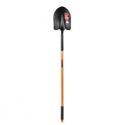 47 in. L Wood Handle Steel Digging Shovel with Grip by Husky