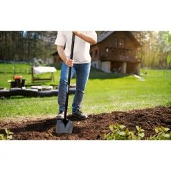 47 in. L Fiberglass Handle Carbon Steel Digging Shovel with Grip by Husky -GARDEN TOOLS Shop husky shovels 77416 944 44 1000