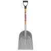 31 in. Wood Handle D-Grip Plastic Scoop Shovel by Husky