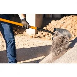 5-Piece 47 in. L Wood Handle Carbon Steel Digging Shovel with Grip Garden Tool Set by Husky -GARDEN TOOLS Shop husky shovels 78115 944 fa 1000