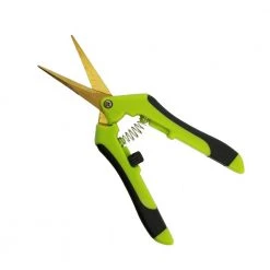 6.5 in. Gardening Hand Pruning Shear with Straight Stainless Steel Blades by Hydro Crunch