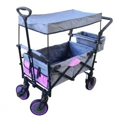 3.5 cu. ft. Fabric Utility Folding Wagon Garden Cart by itapo
