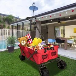 3.67 cu. ft. Fabric Utility Folding Wagon Garden Cart by itapo -GARDEN TOOLS Shop itapo garden carts jr w32137290 76 1000