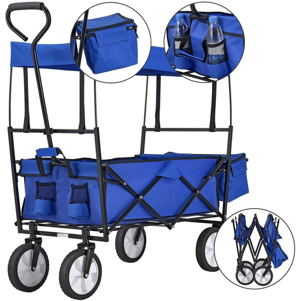 4.98 cu. ft. Fabric Utility Folding Wagon Garden Cart by itapo 3 4.98 cu. ft. Fabric Utility Folding Wagon Garden Cart by itapo
