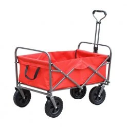 3.99 cu. ft. Fabric Utility Folding Wagon Garden Cart by itapo
