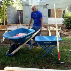 5.75 cu. ft. Heavy Duty Corrosion-Proof Poly Wheelbarrow by Jackson -GARDEN TOOLS Shop jackson wheelbarrows mp575ffbb 44 1000