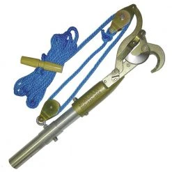 Heavy Duty 1.25 in. Double Pulley Pruner with Pole Adapter and Rope by Jameson