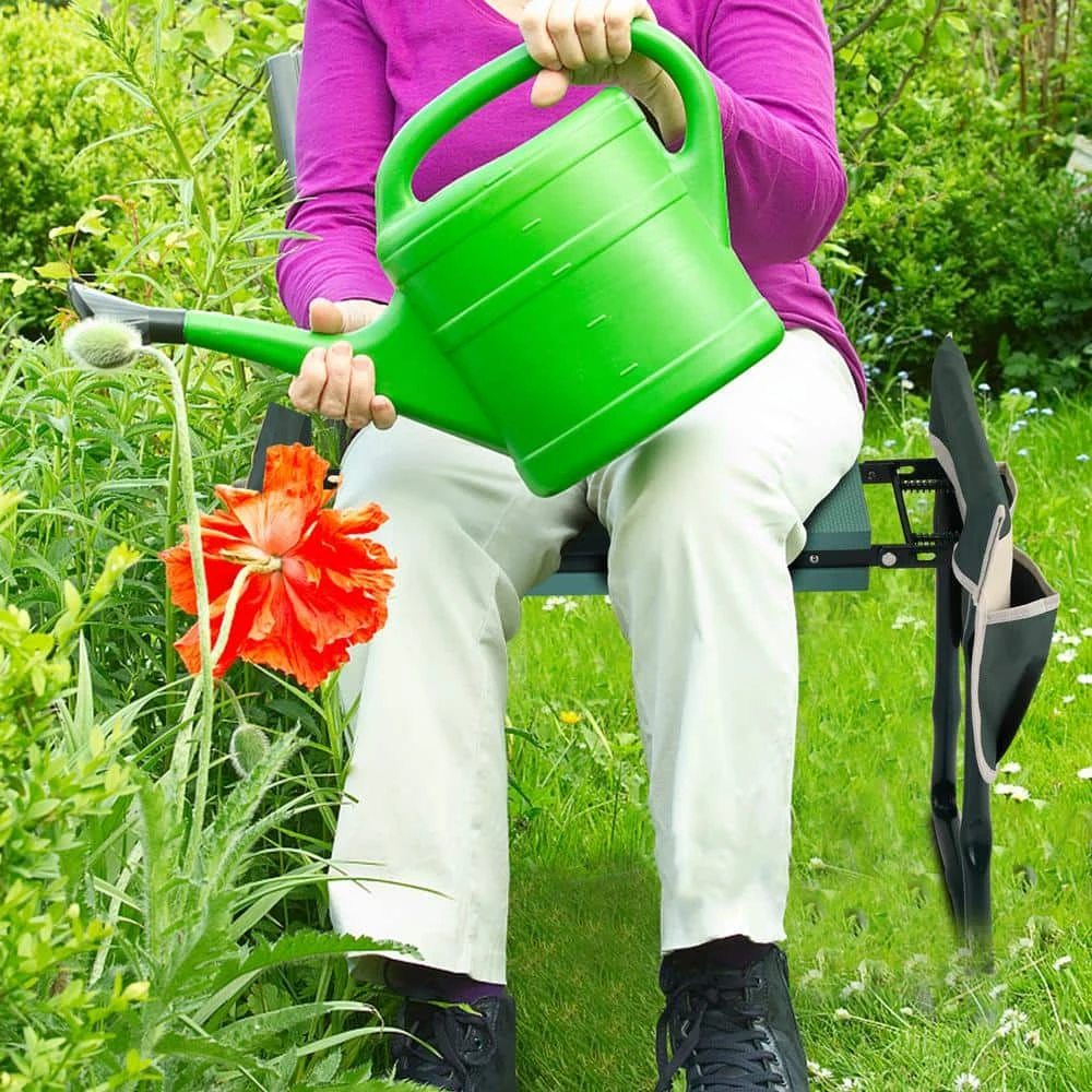 Garden Kneeler and Seat Bench with 2 Tool Pouches by JAXPETY 6 Garden Kneeler and Seat Bench with 2 Tool Pouches by JAXPETY - Image 4