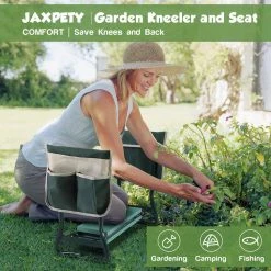 Garden Kneeler and Seat Bench with 2 Tool Pouches by JAXPETY 17 Garden Kneeler and Seat Bench with 2 Tool Pouches by JAXPETY -GARDEN TOOLS Shop jaxpety gardening tool accessories hg61l1182 31 1000