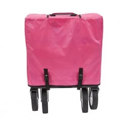 Collapsible Folding Outdoor Garden Utility Wagon Cart, Pink (2-Pack) by Mac Sports -GARDEN TOOLS Shop mac sports garden carts 2 x mac wtc 118 pink 1f 1000