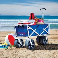 Collapsible Folding All Terrain Beach Utility Wagon Cart (2-Pack) by Mac Sports 11 Collapsible Folding All Terrain Beach Utility Wagon Cart (2-Pack) by Mac Sports -GARDEN TOOLS Shop mac sports garden carts 2 x mac wtcb 100 blue 44 1000