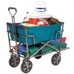 Heavy-Duty Double Decker Collapsible Yard Cart Garden Wagon in Teal by Mac Sports 14 Heavy-Duty Double Decker Collapsible Yard Cart Garden Wagon in Teal by Mac Sports -GARDEN TOOLS Shop mac sports garden carts mac dd 100 44 1000