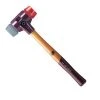 Halder Simplex 3.37 lb. Mallet with Cast Iron Housing Acacia Wood Handle Red Plastic Face and Gray Rubber Face by Unbranded -GARDEN TOOLS Shop mallets 3036 060 64 1000