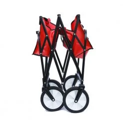 3.6 cu. ft. Steel Garden Cart Folding Wagon in Red by maocao hoom -GARDEN TOOLS Shop maocao hoom garden carts dj c 22701511 1 1f 1000