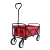 3.6 cu. ft. Steel Garden Cart Folding Wagon in Red by maocao hoom -GARDEN TOOLS Shop maocao hoom garden carts dj c 22701511 1 64 1000