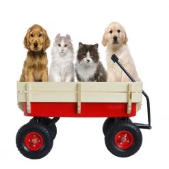 3 cu. ft. Steel Wood Garden Cart in Red by Miscool -GARDEN TOOLS Shop miscool garden carts ychd10g02956l 4f 1000