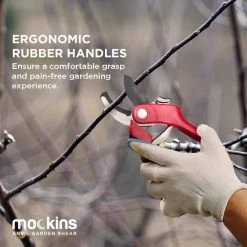 Professional Stainless Steel Heavy-Duty Red Garden Anvil Pruning Shears by Mockins 14 Professional Stainless Steel Heavy-Duty Red Garden Anvil Pruning Shears by Mockins -GARDEN TOOLS Shop mockins pruning shears mganvlred37 1f 1000