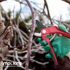 Professional Stainless Steel Heavy-Duty Red Garden Anvil Pruning Shears by Mockins 13 Professional Stainless Steel Heavy-Duty Red Garden Anvil Pruning Shears by Mockins -GARDEN TOOLS Shop mockins pruning shears mganvlred37 4f 1000