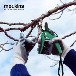 Professional Stainless Steel Heavy-Duty Garden Anvil Pruning Shears by Mockins -GARDEN TOOLS Shop mockins pruning shears mgshearan27 4f 1000
