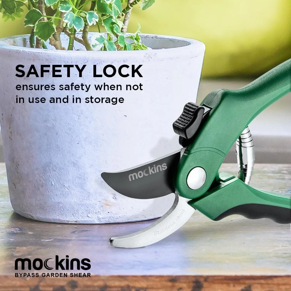 Professional Stainless Steel Heavy-Duty Garden Bypass Pruning Shears by Mockins 7 Professional Stainless Steel Heavy-Duty Garden Bypass Pruning Shears by Mockins - Image 5
