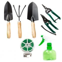 8.25 in. Garden Tool and Tote Set (8-Piece) by Pure Garden 8 8.25 in. Garden Tool and Tote Set (8-Piece) by Pure Garden -GARDEN TOOLS Shop multiple colors pure garden garden tool sets 75 08002 4f 1000