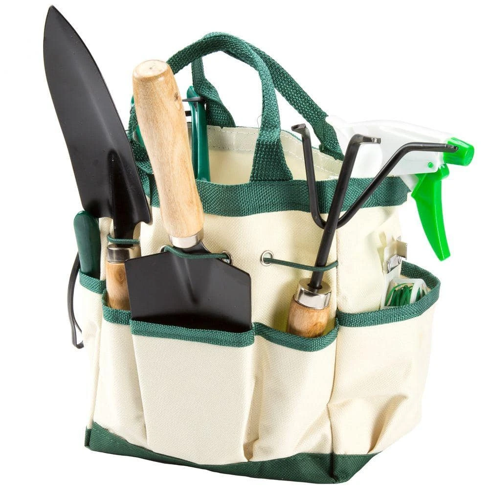 8.25 in. Garden Tool and Tote Set (8-Piece) by Pure Garden 3 8.25 in. Garden Tool and Tote Set (8-Piece) by Pure Garden