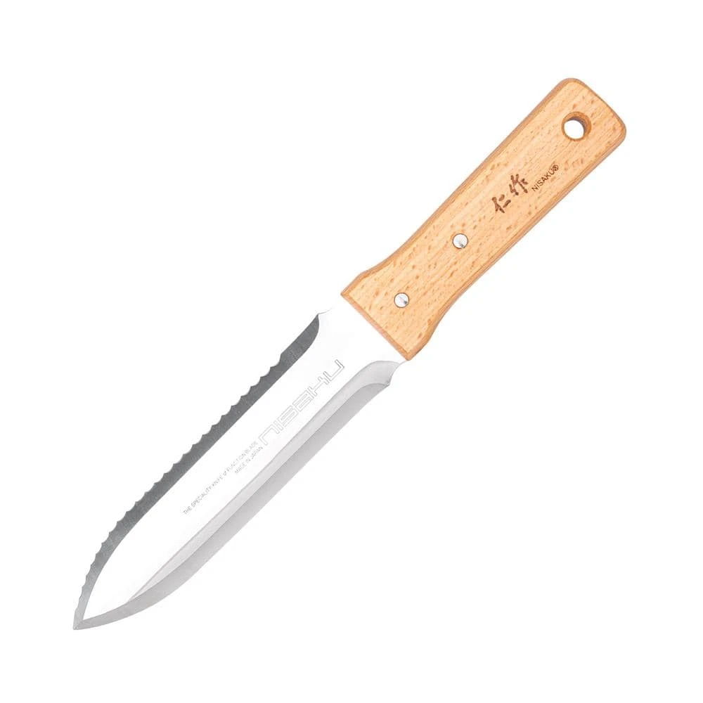 7.25 in. Japanese Hori Garden Landscaping Digging Tool with Stainless Steel Blade and Sheath by Nisaku 13 7.25 in. Japanese Hori Garden Landscaping Digging Tool with Stainless Steel Blade and Sheath by Nisaku - Image 11