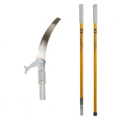 15 in. Steel 16 ft. Pole Fiberglass Pole Saw Set by Notch