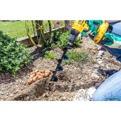 USA 12 in. x 3 in. Multi-Purpose Bulb Plant Auger by Power Planter -GARDEN TOOLS Shop power planter specialty garden tools 312 org 31 1000