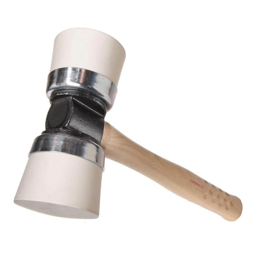 #3 Double-Cap White Mallet by POWERNAIL 3 #3 Double-Cap White Mallet by POWERNAIL