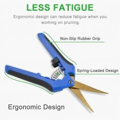 6.5 in. Pruning Shears Blue Gardening Hand Pruning Snips with Straight Stainless Steel Precision Blades (3-Packs) by Unbranded 12 6.5 in. Pruning Shears Blue Gardening Hand Pruning Snips with Straight Stainless Steel Precision Blades (3-Packs) by Unbranded -GARDEN TOOLS Shop pruning shears b07p433b1s 44 1000