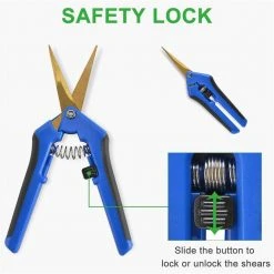 6.5 in. Pruning Shears Blue Gardening Hand Pruning Snips with Straight Stainless Steel Precision Blades (3-Packs) by Unbranded 9 6.5 in. Pruning Shears Blue Gardening Hand Pruning Snips with Straight Stainless Steel Precision Blades (3-Packs) by Unbranded -GARDEN TOOLS Shop pruning shears b07p433b1s c3 1000