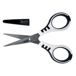5.25 in. L Stainless Trimming Scissors, Trimmer Bee, Safety Cap (Box of 3) by ZENPORT:Zenport