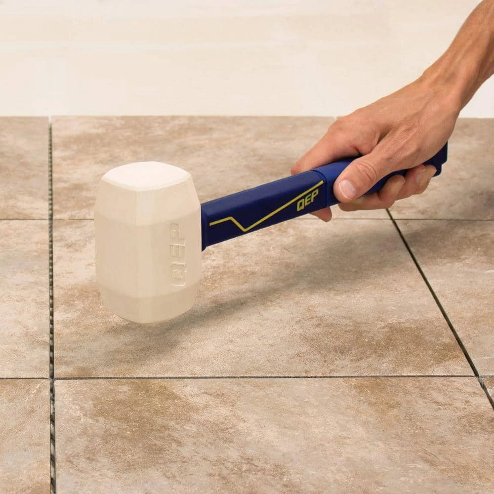 16 oz. Pro Rubber Floor Mallet with 11.5 in. Plastic Handle by QEP 4 16 oz. Pro Rubber Floor Mallet with 11.5 in. Plastic Handle by QEP - Image 2