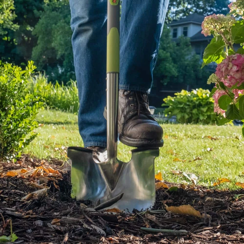 41 in., 8.5 in. Handle Original Green PRO Stainless Steel Garden Shovel by Radius Garden 7 41 in., 8.5 in. Handle Original Green PRO Stainless Steel Garden Shovel by Radius Garden - Image 5