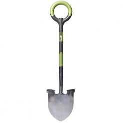 41 in., 8.5 in. Handle Original Green PRO Stainless Steel Garden Shovel by Radius Garden 9 41 in., 8.5 in. Handle Original Green PRO Stainless Steel Garden Shovel by Radius Garden -GARDEN TOOLS Shop radius garden shovels 202 21 4f 1000