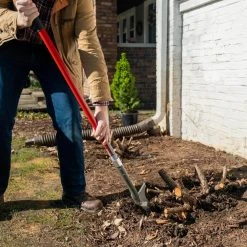 44.5 in. Fiberglass Handle 57.5 in. Root Slayer Carbon Steel XL Shovel by Radius Garden -GARDEN TOOLS Shop radius garden shovels 22511 21 4f 1000