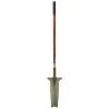 41 in. Fiberglass Handle 58 in. Root Slayer Carbon Steel XL Drain Spade Shovel by Radius Garden