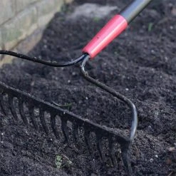 60.75 in. Fiberglass Handle15-Tine Forged Steel Bow Rake by Razor-Back -GARDEN TOOLS Shop razor back landscaping rakes 2853900 a0 1000