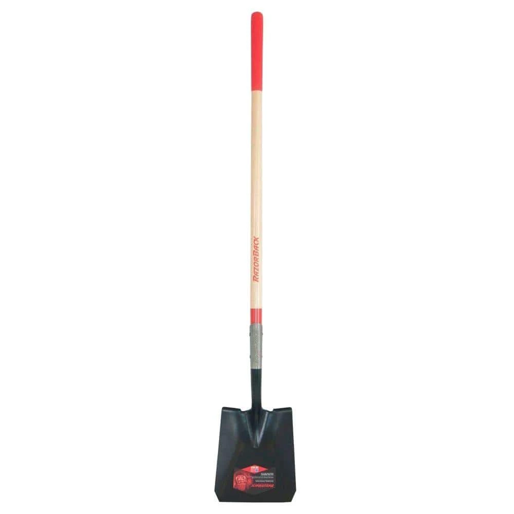 48 in. Wood Handle Square Point Shovel by Razor-Back 3 48 in. Wood Handle Square Point Shovel by Razor-Back